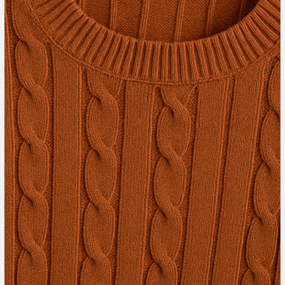 Classic cable-knit pullover everyday jumper for men -9