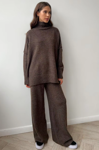 Ensemble luxe assorti winter co-ord set for women | Yelena -2