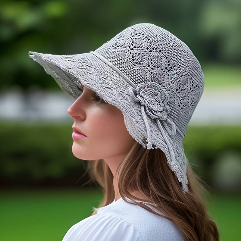Fashionable wide-brimmed hat for women | Lyla -5