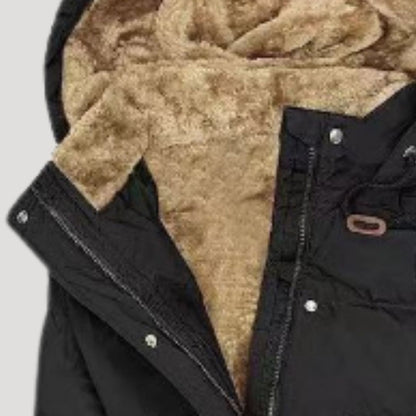 Long hooded winter coat for women | Celeste
