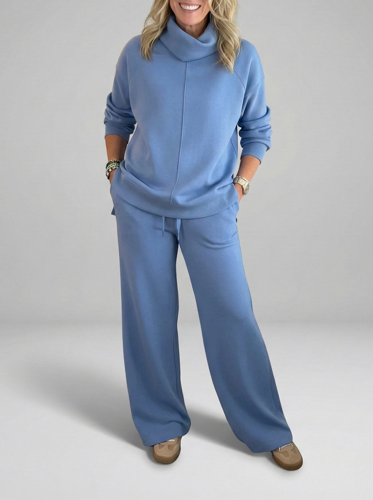 Soft elegant everyday co-ord set for women | Cecilia -11