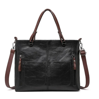 Leather shoulder bag for women | Ilse -2
