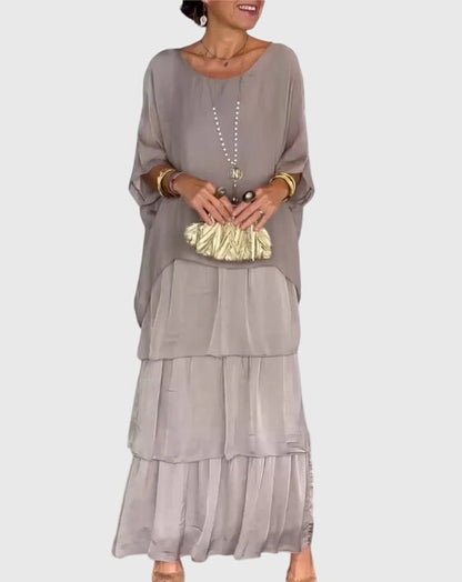 Long flowing elegant dress for women | Clara