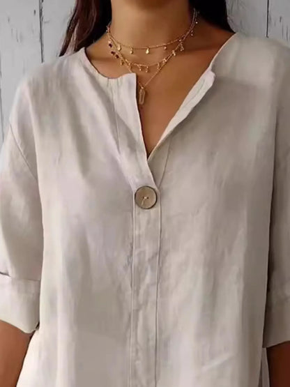 Chemisier casual grande taille blouse for women -2