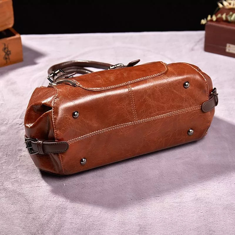Chic leather bag for women | Silke -3