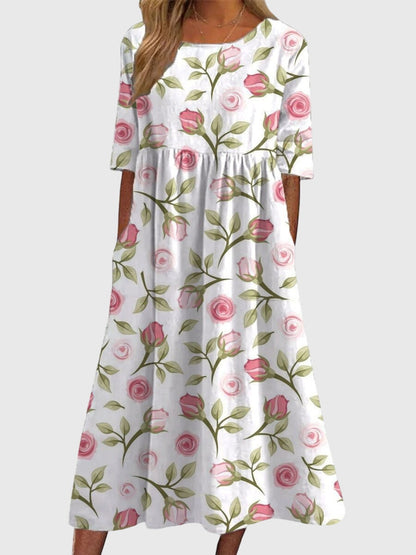 Elegant flowing dress for women -8