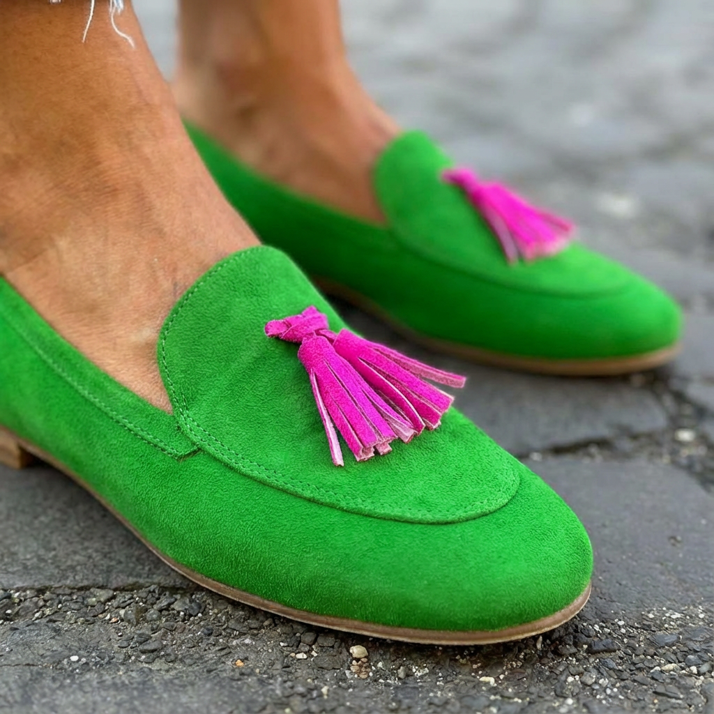 Tassel-embellished loafers with playful detailing for women | Mandy