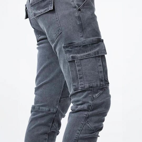 Classic cargo denim everyday jeans for men | Ferran -7