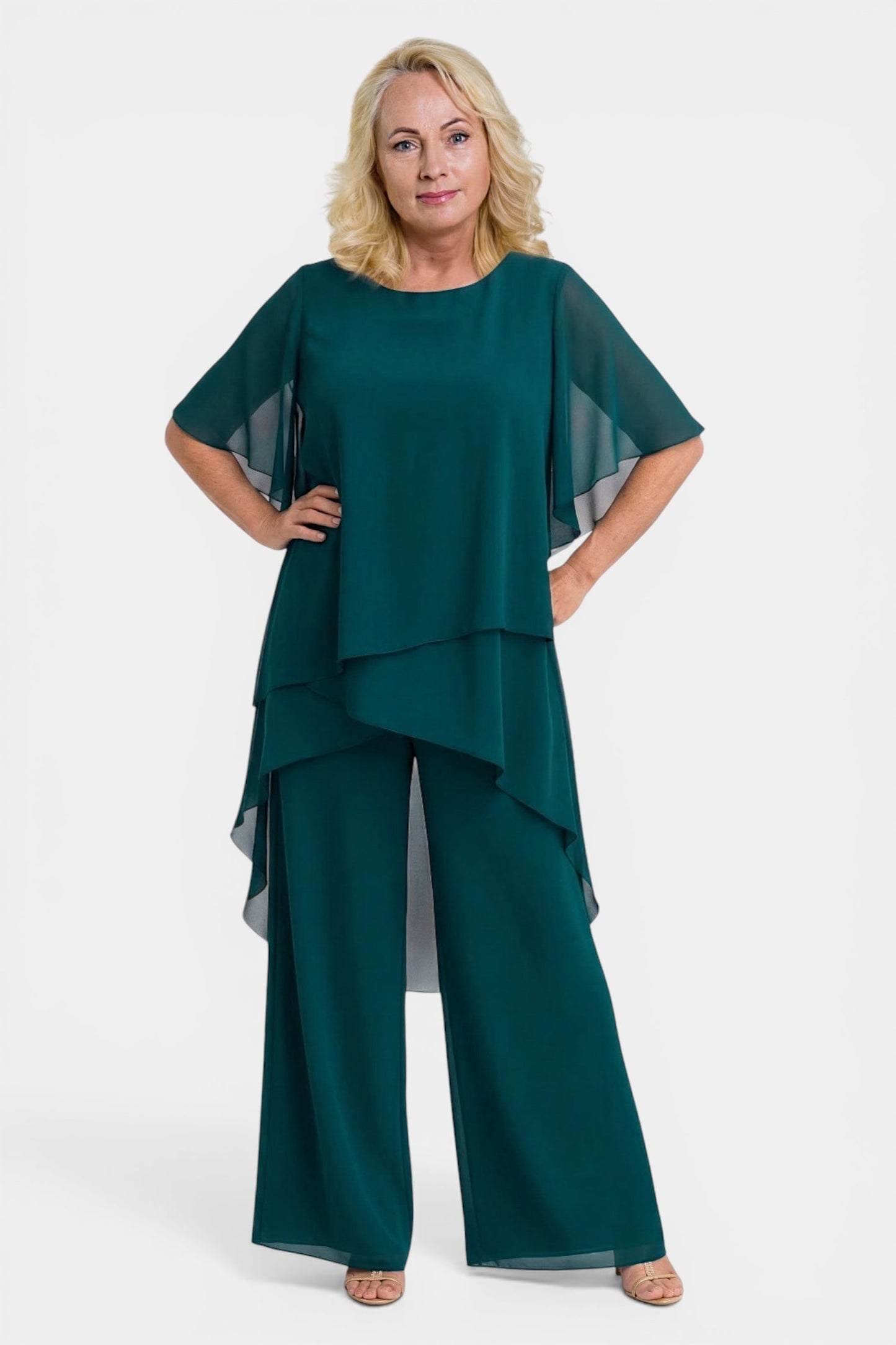 Elegant relaxed two-piece co-ord set for women | Elara -4