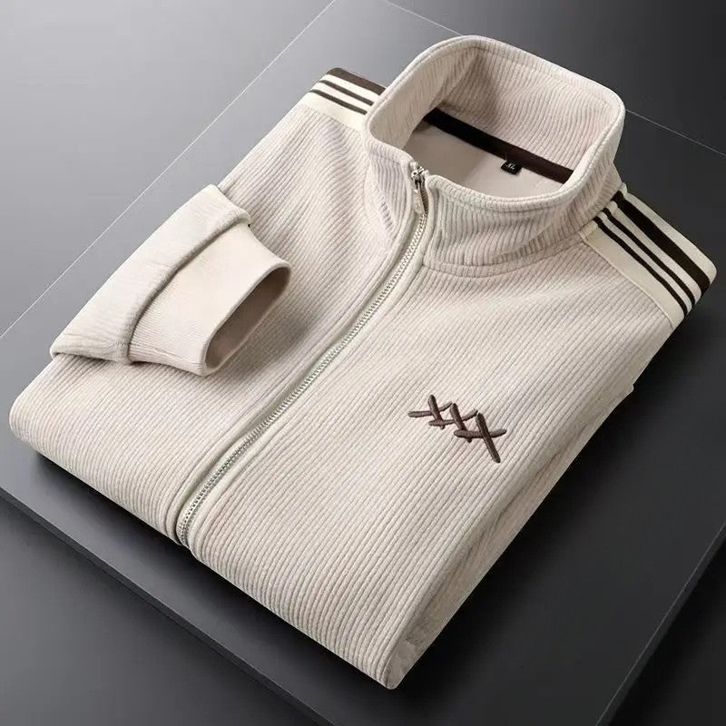 Corduroy sport tracksuit for men | Lucian -6