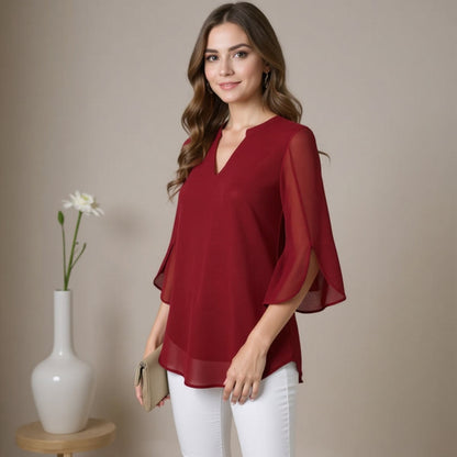 Elegant versatile top for women | Nerina -1