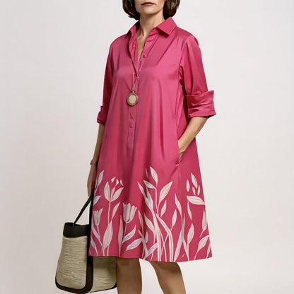 Elegant timeless midi dress for women | Clara -1