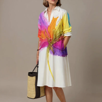 Elegant timeless midi dress for women | Clara -2