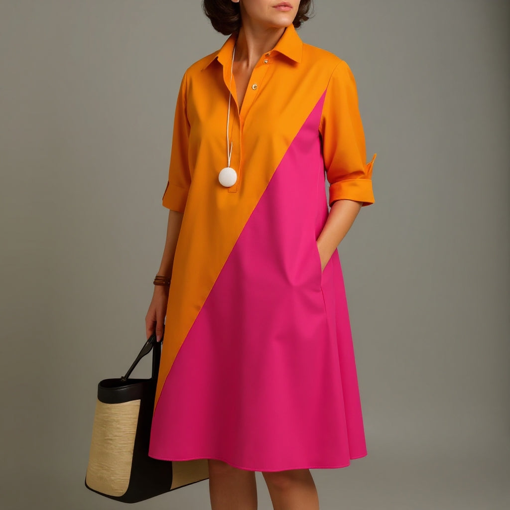 Elegant timeless midi dress for women | Clara -3