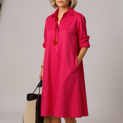 Elegant timeless midi dress for women | Clara -7