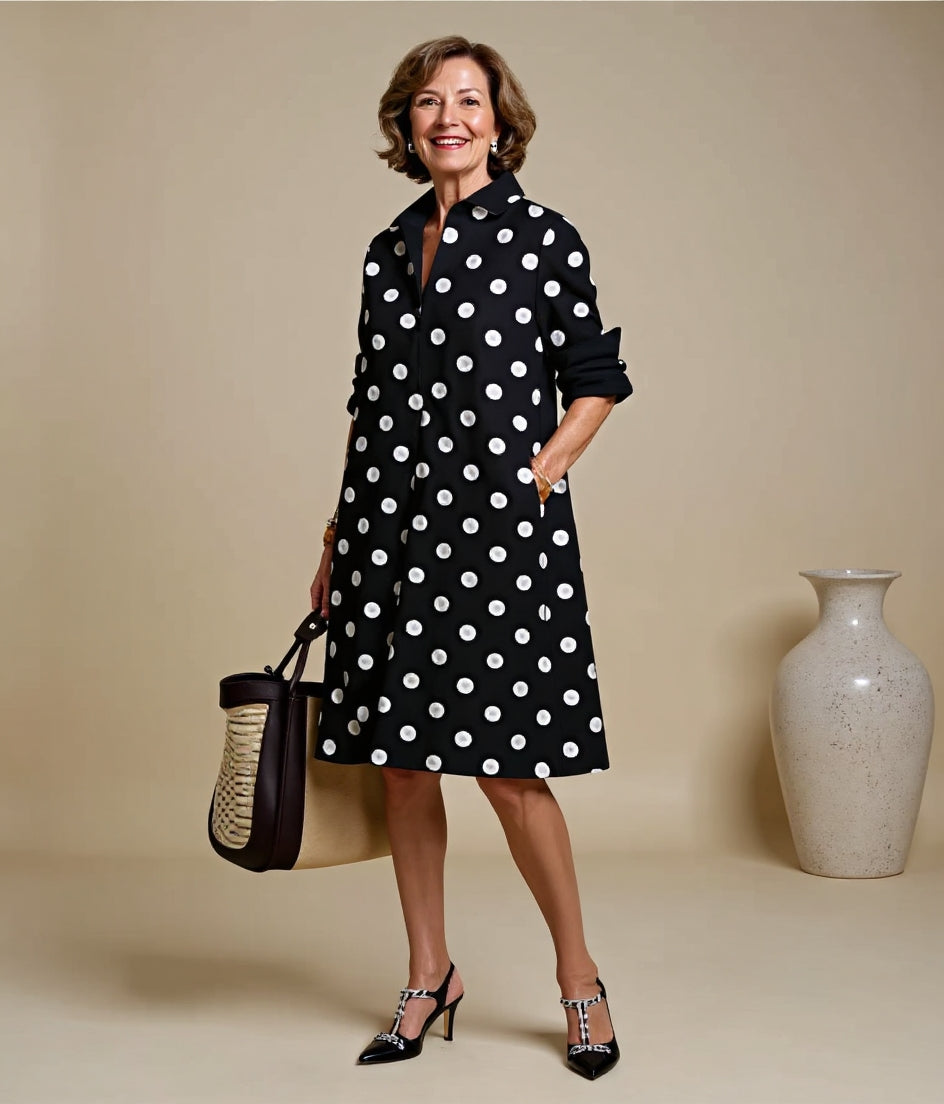 Clara elegant versatile midi dress for women | Timeless -10