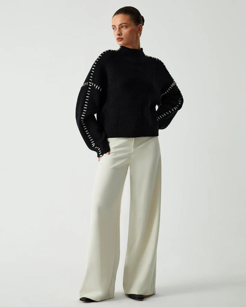 Soft classic jumper for women | Ava -6