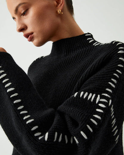 Soft classic jumper for women | Ava -4