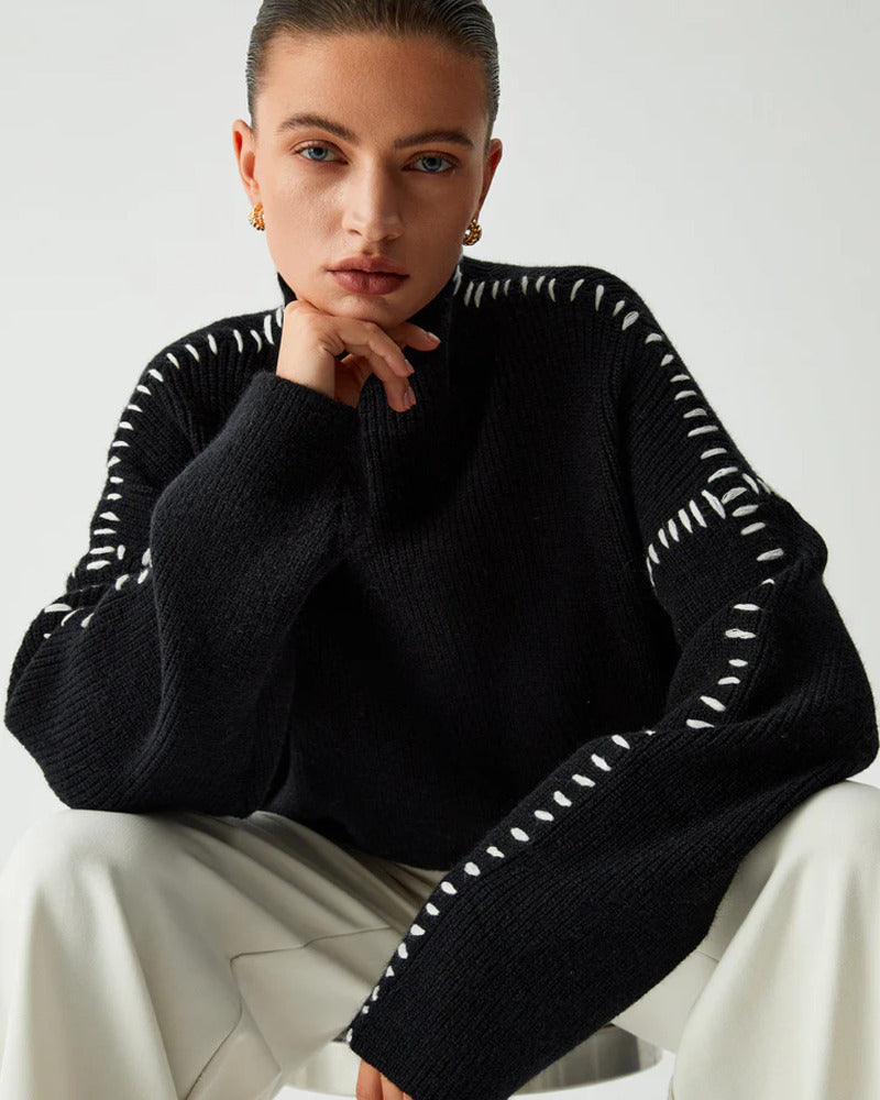 Soft classic jumper for women | Ava -3
