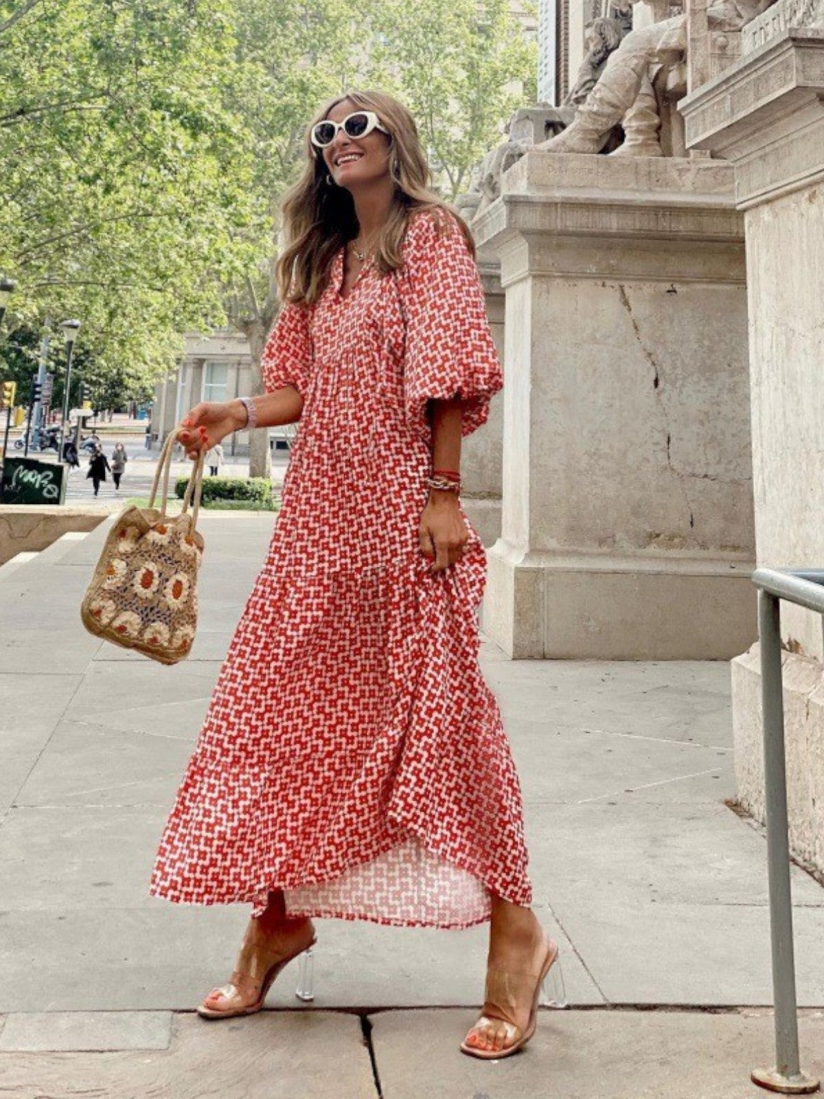 Bohemian style maxi dress for women | Luna