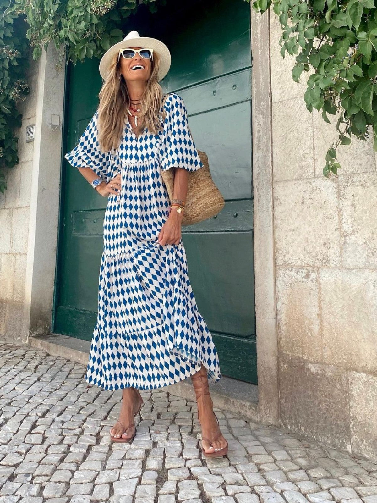 Bohemian style maxi dress for women | Luna