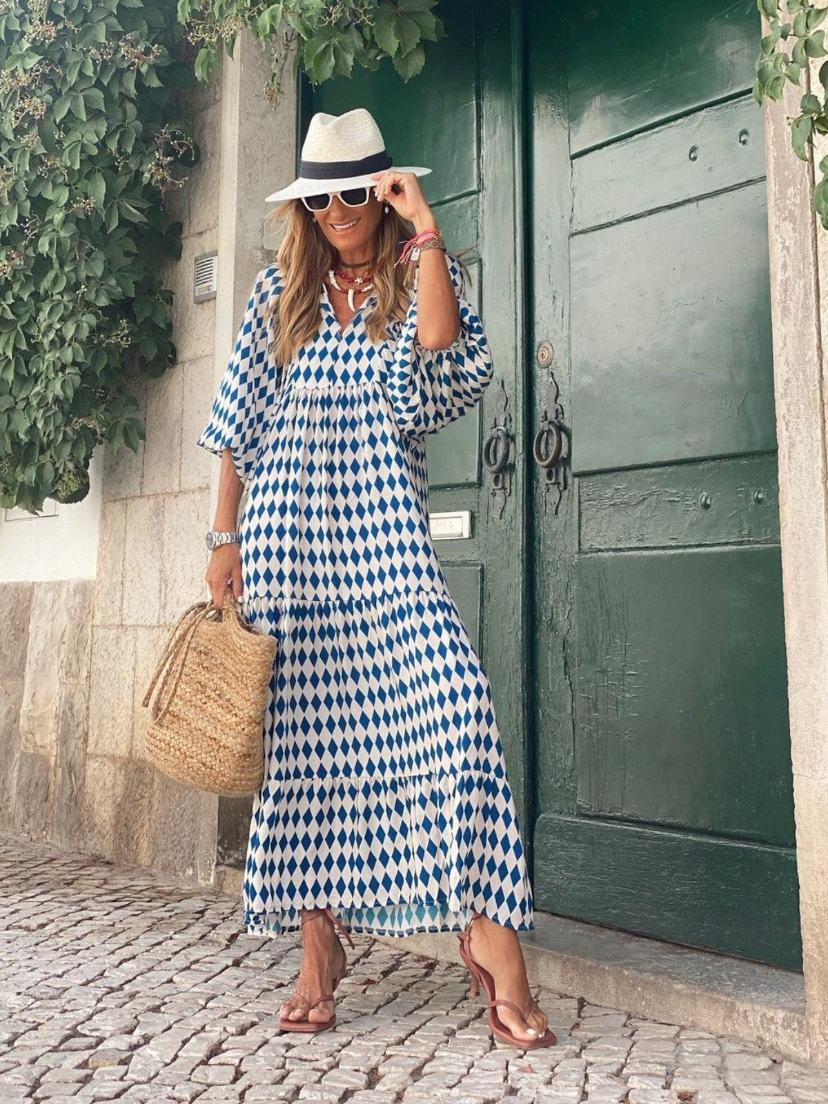 Bohemian style maxi dress for women | Luna