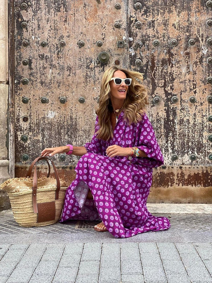Bohemian style maxi dress for women | Luna