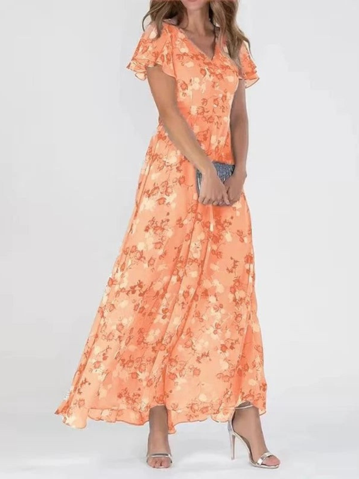 Glamorous tummy covering dress for women | Aurelia