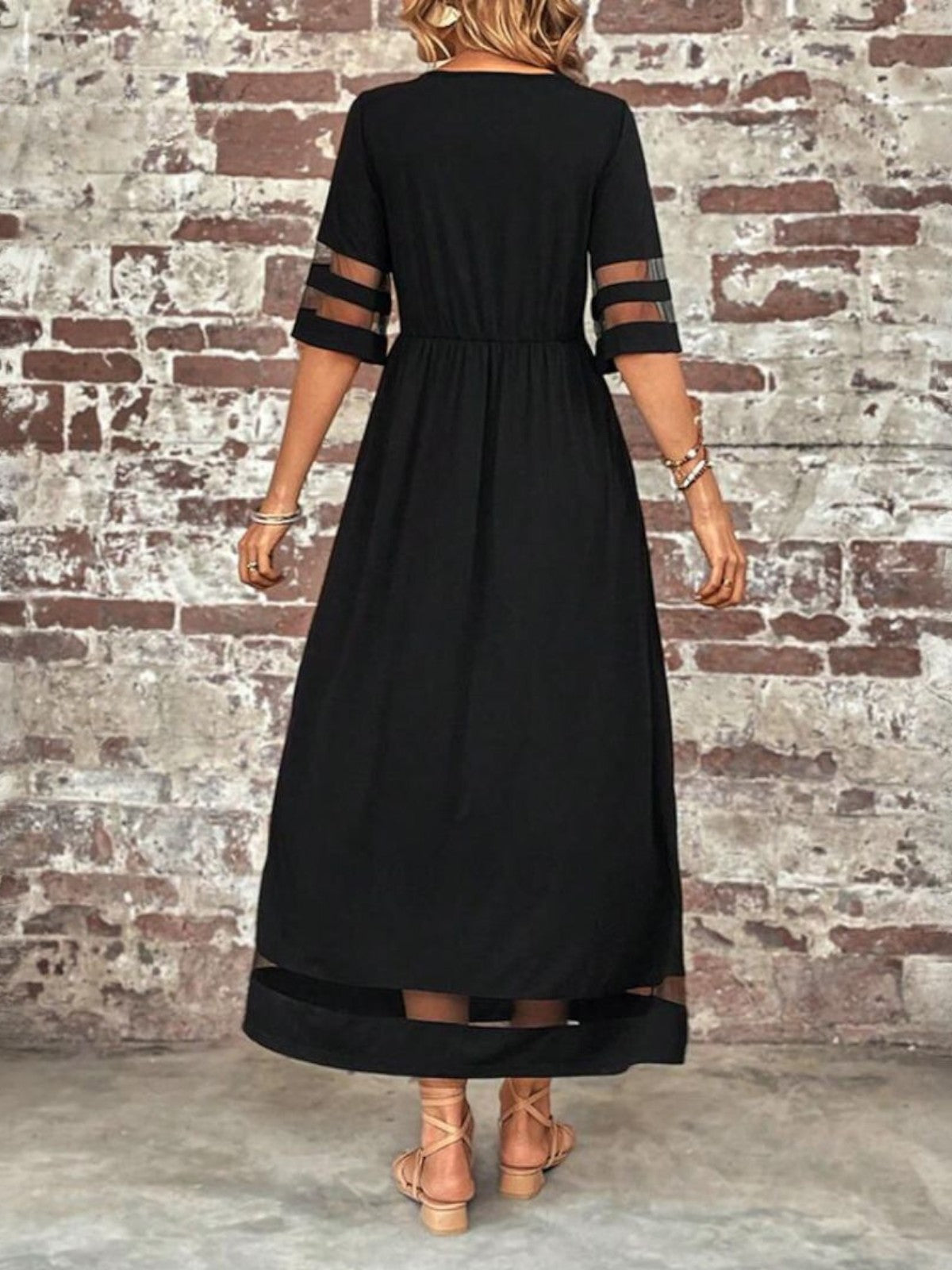 Chic tummy flattering coverage dress for women | Esme