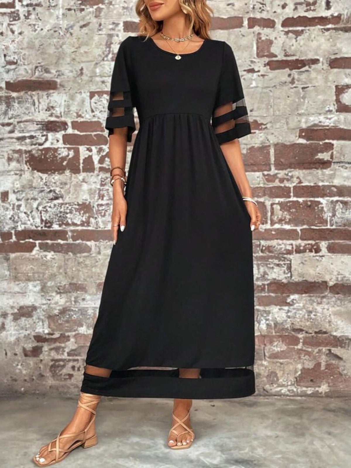 Chic tummy flattering coverage dress for women | Esme