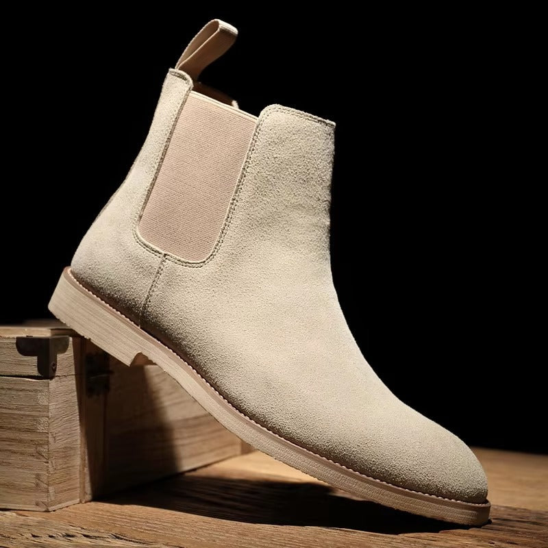 Chelsea ankle boots for men | Suede Leather -9