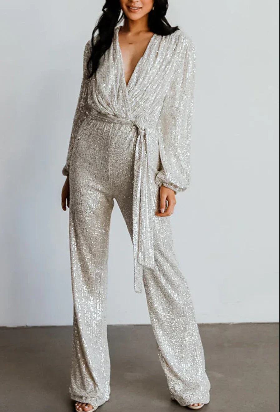 Elegant belted jumpsuit for women | Isabella