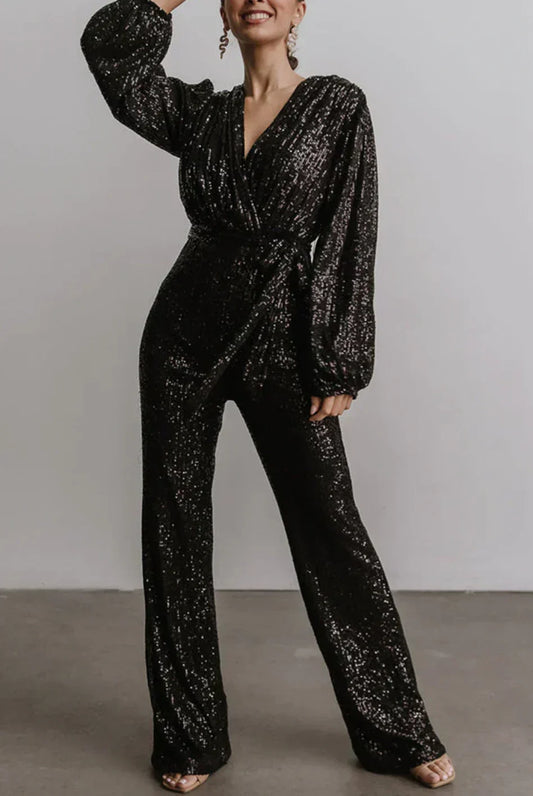 Elegant belted jumpsuit for women | Isabella