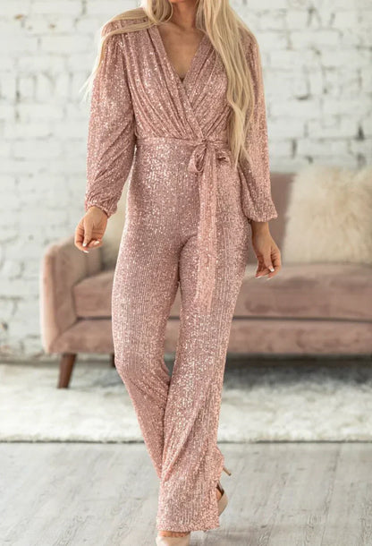 Elegant belted jumpsuit for women | Isabella
