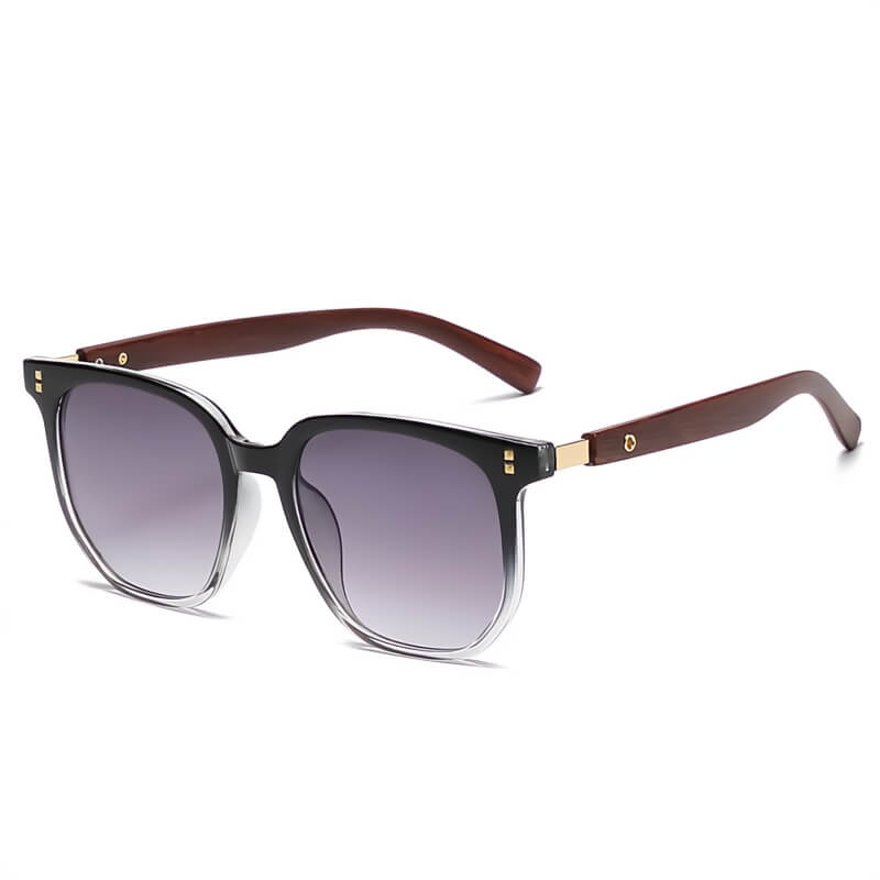 Wood-frame tinted sunglasses for men | Solvik -7