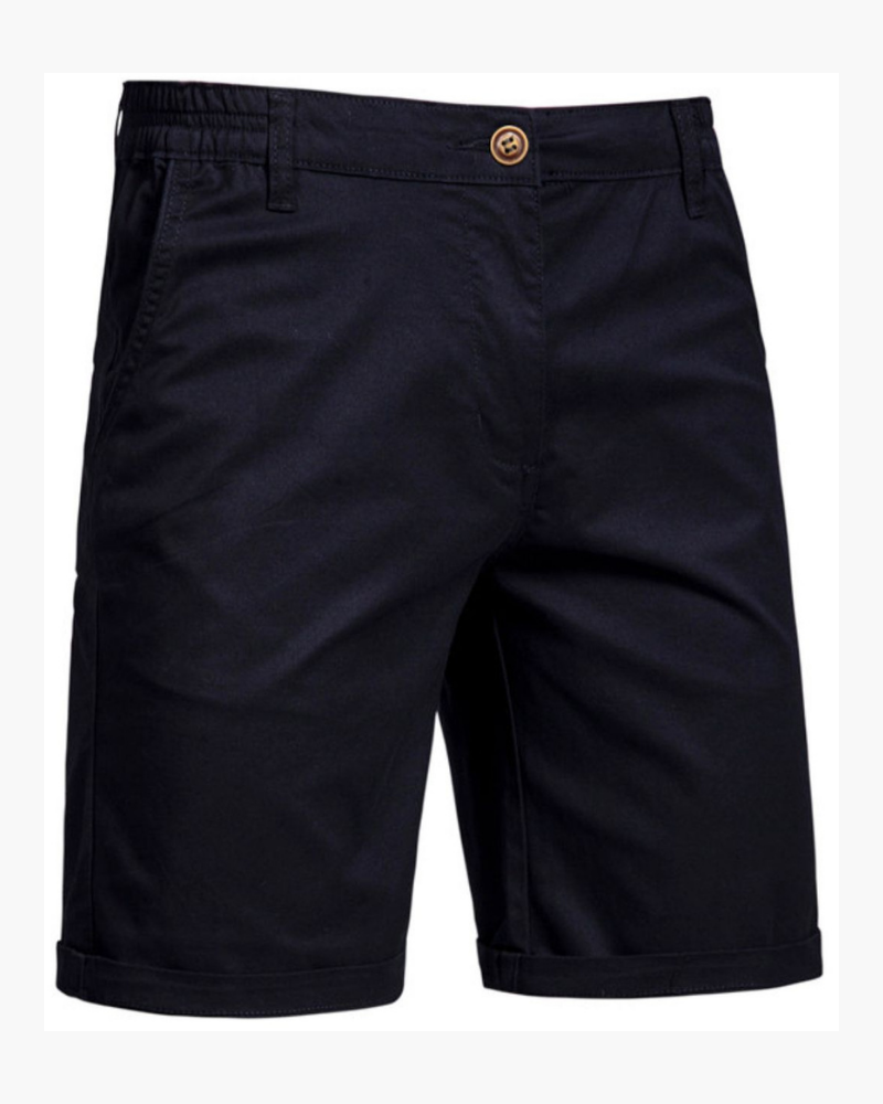 Cotton chino shorts for men -6