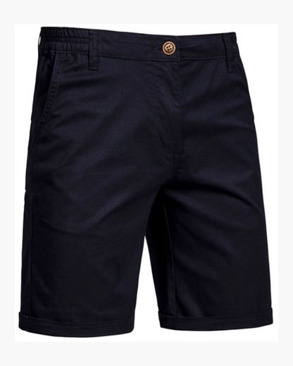 Cotton chino shorts for men -6