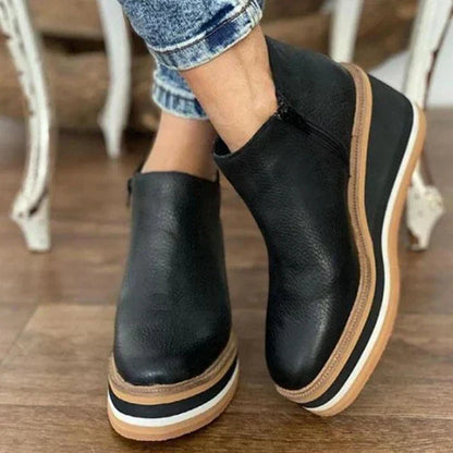Aurelle Laura elegant heeled ankle boots for women