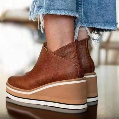 Aurelle Laura elegant heeled ankle boots for women