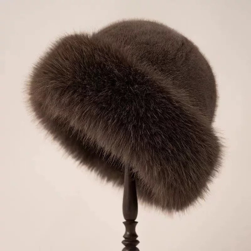 Bonnet texture douce style retro piece for women | Perrine -2