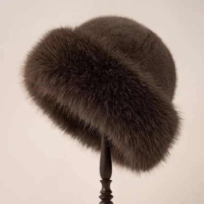 Bonnet texture douce style retro piece for women | Perrine -2