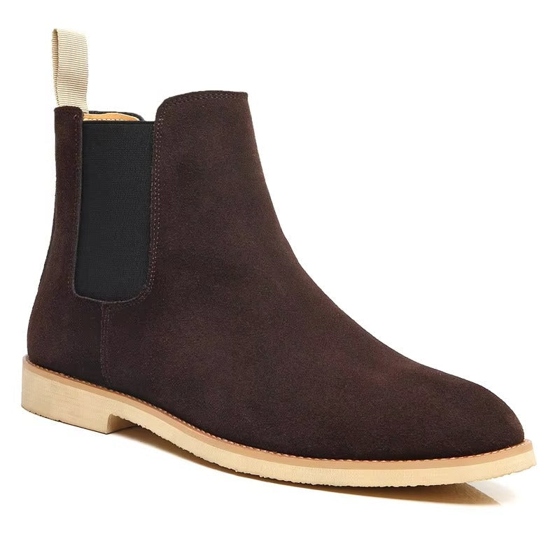 Chelsea ankle boots for men | Suede Leather -1