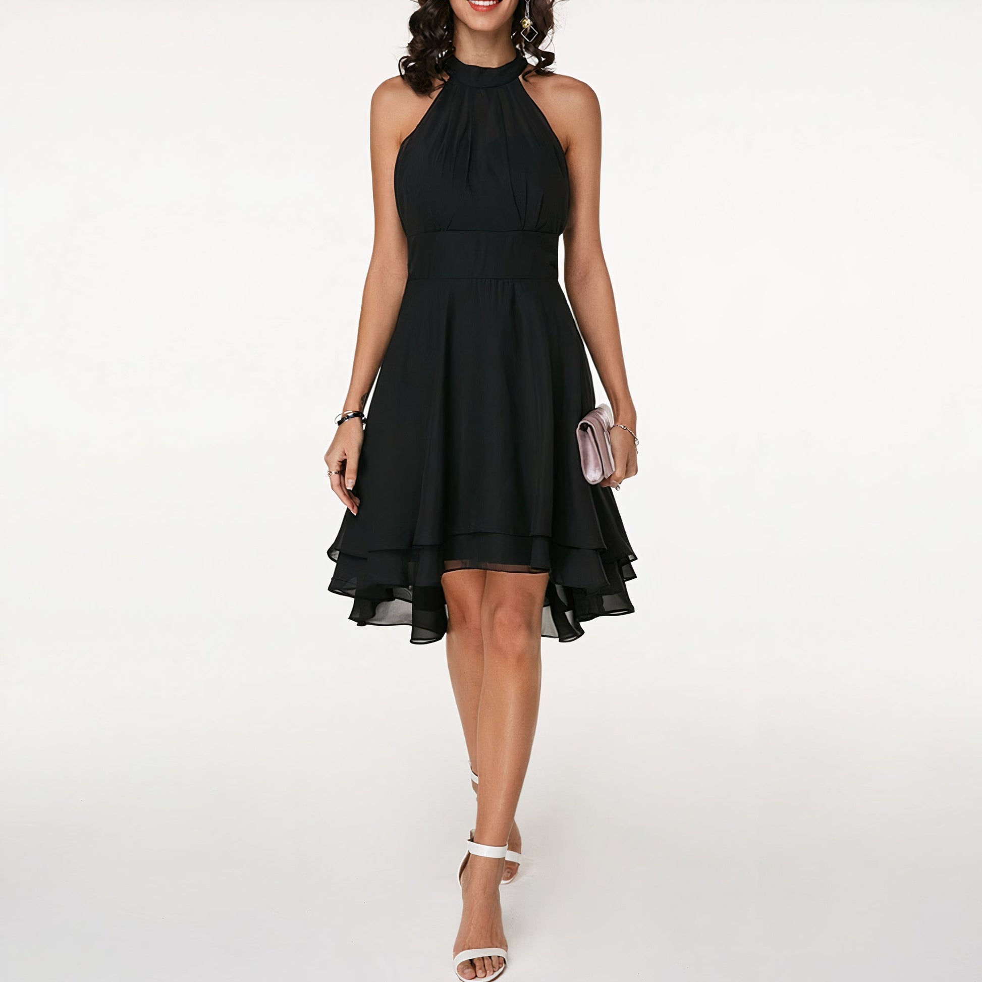 Chic mini evening dress for women | Calla -8