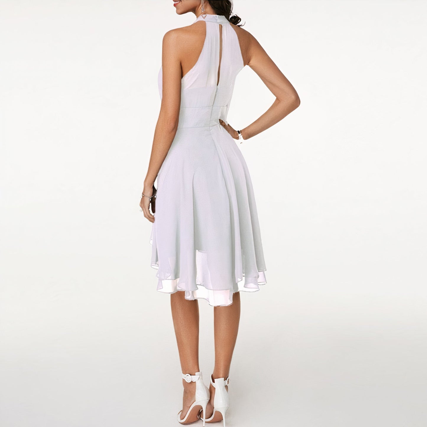 Chic mini evening dress for women | Calla -6