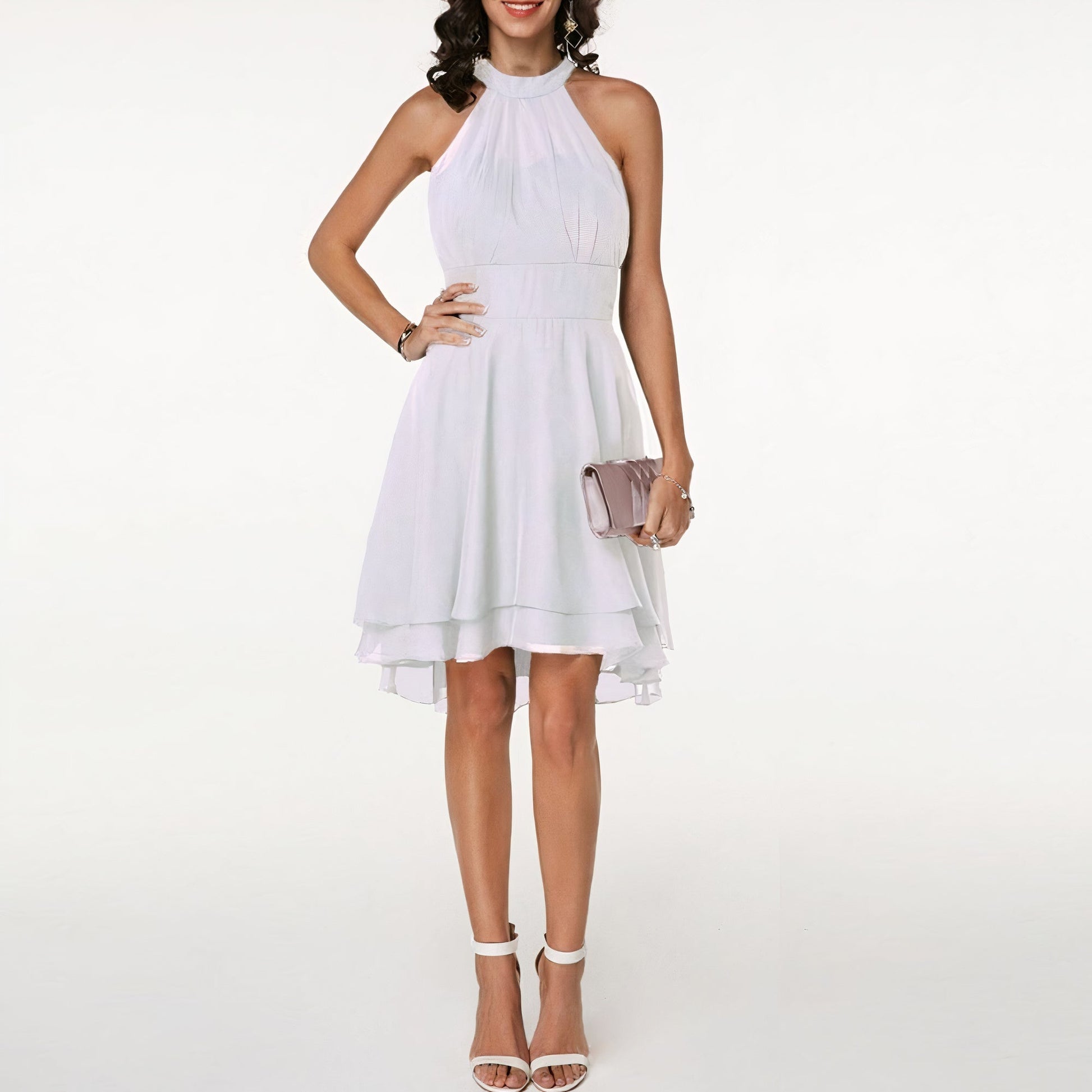 Chic mini evening dress for women | Calla -3