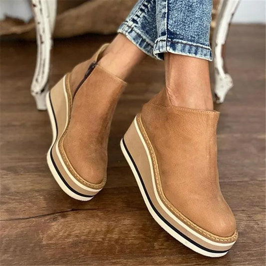 Aurelle Laura elegant heeled ankle boots for women