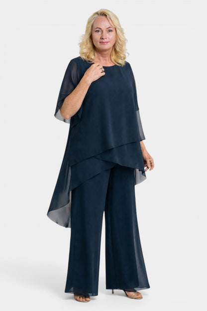 Elegant relaxed two-piece co-ord set for women | Elara -1