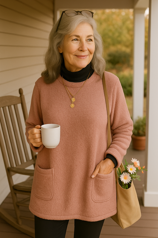 Comfort teddy fleece sweater for women | Lucy