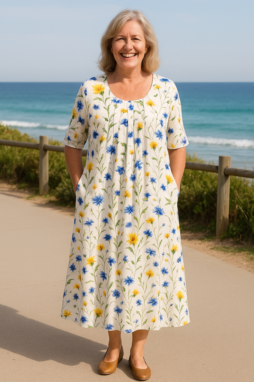 Elegant flow dress for women | Ivryrose