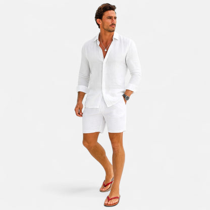 Classic linen heritage everyday shirt for men -9